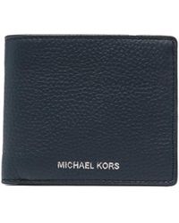 MICHAEL Michael Kors - Grained-leather Bi-fold Wallet - Lyst