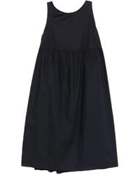 Susanne Bommer - Gathered-Waist Midi Dress - Lyst