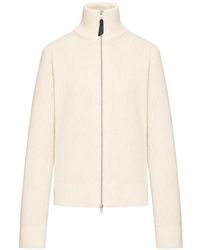 Maison Margiela - Ribbed-Knit Zip-Up Cardigan - Lyst