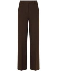 Circolo 1901 - Pressed-Crease Straight-Leg Trousers - Lyst