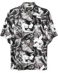 Undercover - Collage-print Shortsleeved Shirt - Lyst
