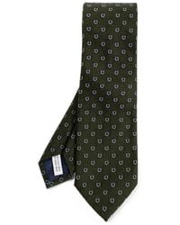 Ferragamo - Gancini-Pattern Silk Tie - Lyst