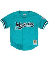 Mitchell & Ness - X Mlb Andre Dawson Miami Marlins Buttoned T-Shirt - Lyst