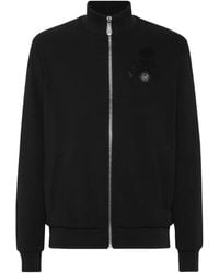 Philipp Plein - Skull-Embellished Bomber Jacket - Lyst