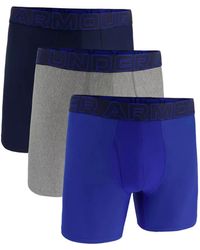 Under Armour - Logo-Waistband Boxers (Pack Of Three) - Lyst