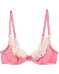 Fleur du Mal - Juliet Lace Demi Bra - Lyst