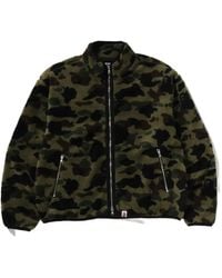 A Bathing Ape - Camouflage-Pattern Zip-Up Jacket - Lyst