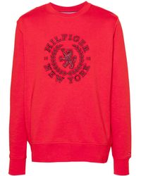 Tommy Hilfiger - Embroidered-logo Cotton Sweatshirt - Lyst