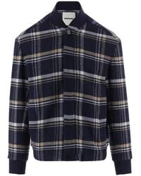 DARKPARK - Check-Pattern Bomber Jacket - Lyst
