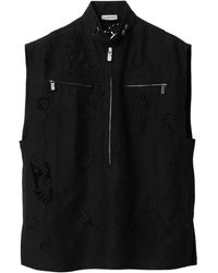 Burberry - Broderie Anglaise Canvas Vest - Lyst
