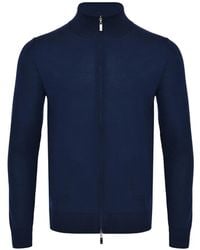 Pal Zileri - Zip-Up High-Neck Cardigan - Lyst