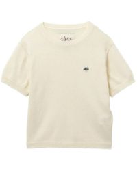 AAPE BY A BATHING AP - Logo-Embroidered T-Shirt - Lyst