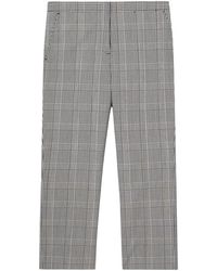 Burberry - Check Technical Tailored Trousers - Lyst