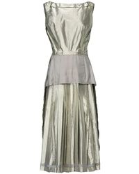 Maison Margiela - Midi Dress With Patchwork Design - Lyst
