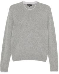 James Perse - Contrast-Trim Cashmere Sweater - Lyst