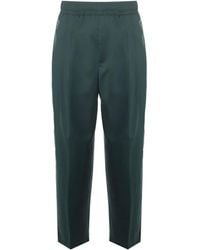 Giuliano Galiano - Elasticated-Waist Pleated Pants - Lyst