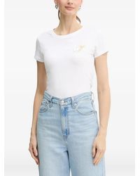 ARMANI EXCHANGE - Logo-Plaque Short-Sleeve T-Shirt - Lyst