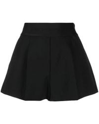 Alexander Wang - Pleated Wool Tailored Shorts - Lyst