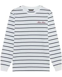 Brooks Brothers - Striped Cotton T-Shirt - Lyst