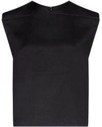 Loulou de Saison - Boxy V-Neck Top - Lyst