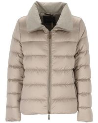 Moorer - Quilted High-Neck Jacket - Lyst