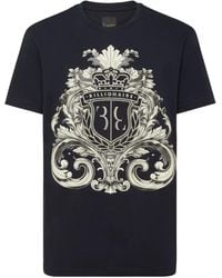 Billionaire - Crest-Print T-Shirt - Lyst