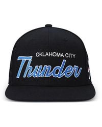 Mitchell & Ness - X Nba Oklahoma City Thunder Script 2.0 Baseball Cap - Lyst