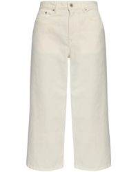 KENZO - Sumire High-Rise Cropped Jeans - Lyst