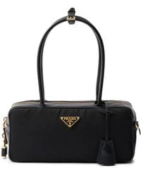 Prada - Re-nylon レザーハンドバッグ S - Lyst