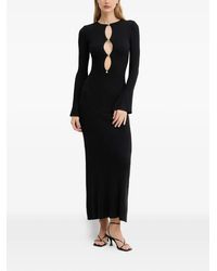MORE TO COME Tanya Cut Out Dress in Black | Lyst