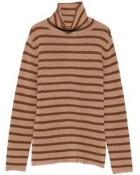 Be You - Striped Turtleneck Top - Lyst