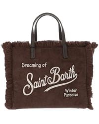 MC2 Saint Barth - Colette Fringed Corduroy Tote Bag - Lyst
