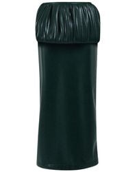 ROWEN ROSE - Pleated Balloon Maxi Skirt - Lyst