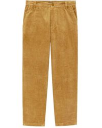 A.P.C. - Ribfluwelen Straight Broek - Lyst