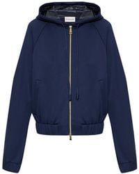 Moncler - Logo-Patch Zip-Up Hoodie - Lyst