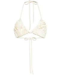 Cult Gaia - Carita Crochet-Knit Bikini Top - Lyst