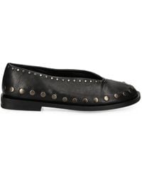 Elena Iachi - Ballerines Althea En Cuir À Détails De Clous - Lyst