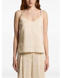 Peserico - Embellished Straps Sleeveless Top - Lyst