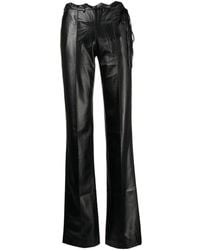 AYA MUSE - Lavalle Faux Leather Trousers - Lyst