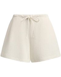 12 STOREEZ - Textured Drawstring Shorts - Lyst