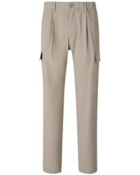 Herno - Resort Pleated-Detail Cargo-Pocket Trousers - Lyst