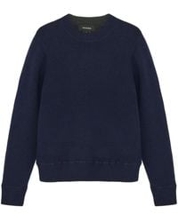 Yves Salomon - Two-Tone Reversible Knit Jumper - Lyst