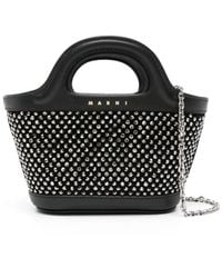 Marni - Leren Crossbodytas Met Studs - Lyst