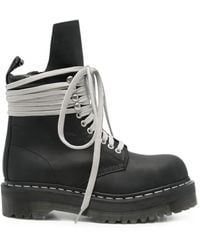 Rick Owens - X Dr. Martens Quad Sole Steel-Toe Boots - Lyst