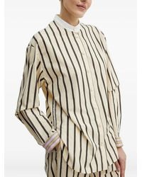 forte_forte - Stripe-Pattern Shirt - Lyst
