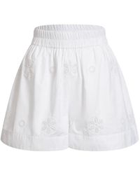 Merlette - Antibes Broderie-Anglaise Shorts - Lyst