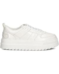 HUGO - Logo-Patch Sneakers - Lyst