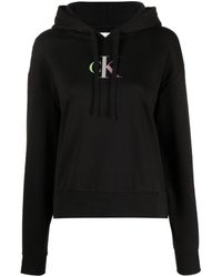 Calvin Klein - Sudadera con capucha y monograma estampado - Lyst