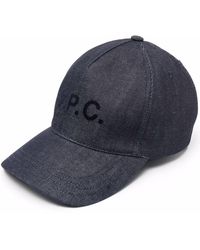 A.P.C. - ロゴ キャップ - Lyst