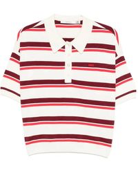 Gestuz - Gztaia Striped Polo Shirt - Lyst
